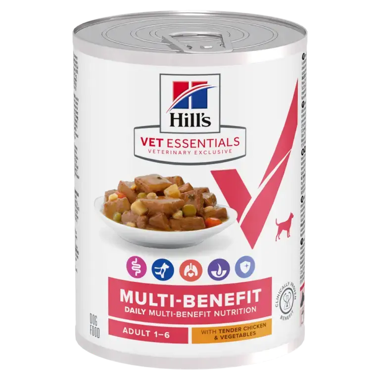 Hill’s Vet Essentials Multi-Benefit Wet Dog Food with Chicken & Vegetables 363g Hills