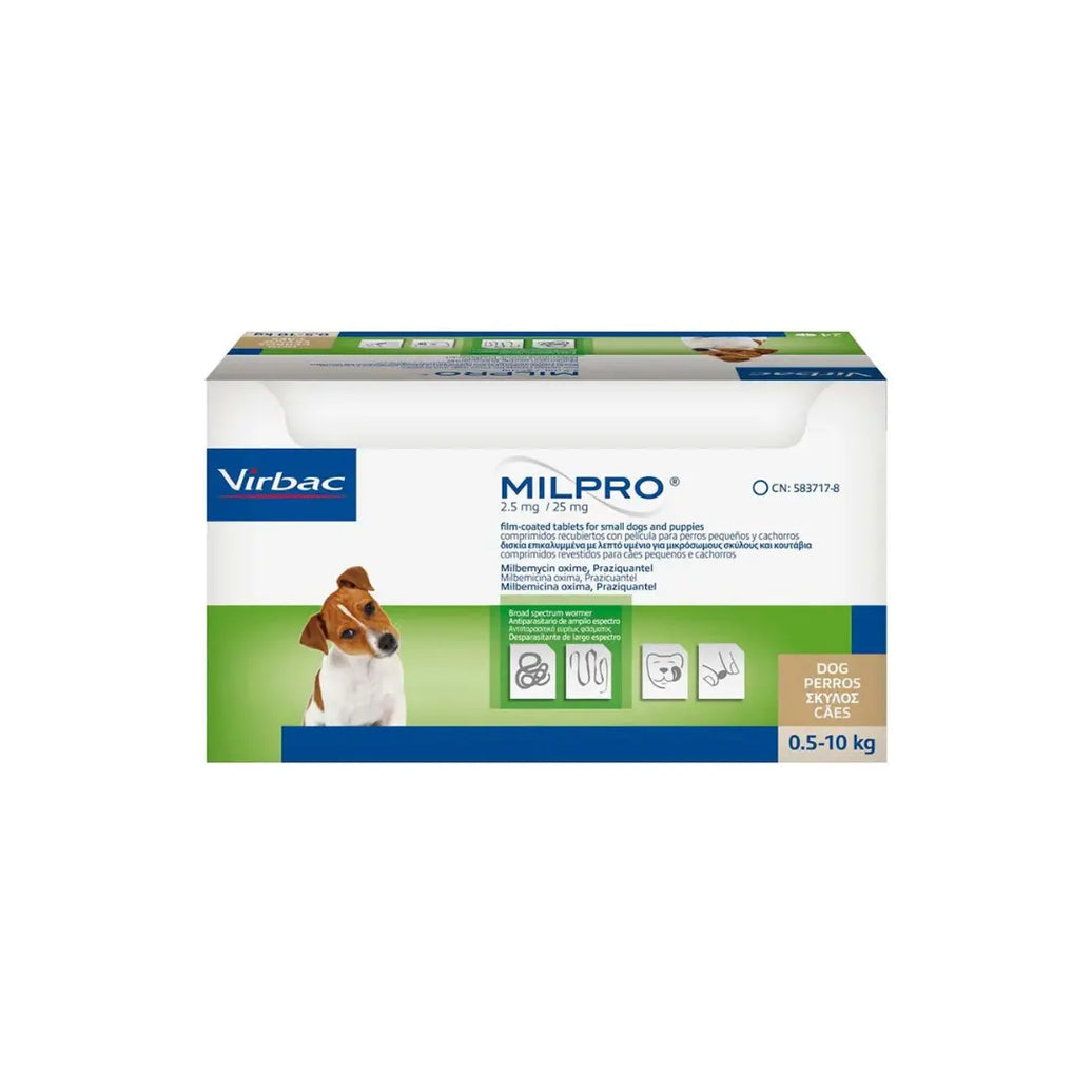 Virbac Milpro Puppy 2.5mg/25mg Virbac