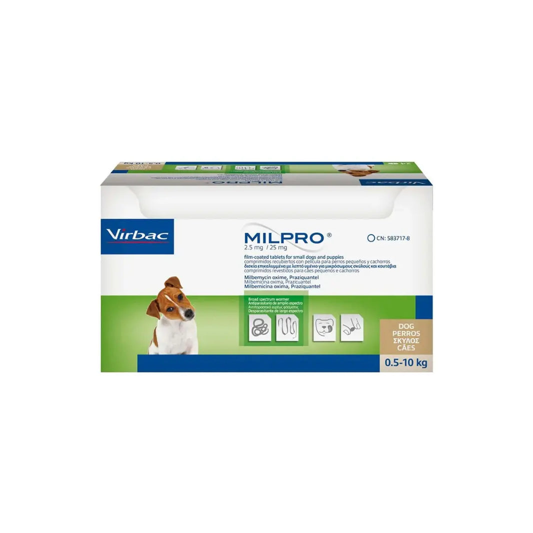 Virbac Milpro Puppy 2.5mg/25mg Virbac