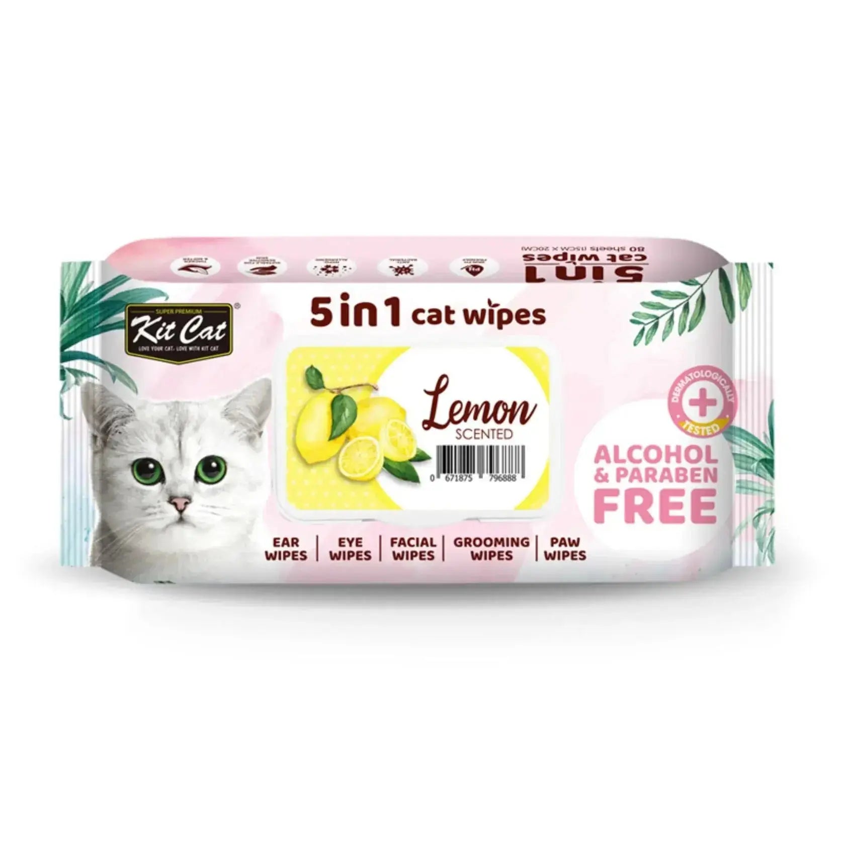 Kit Cat 5-in-1 Cat Wipes KIT CAT