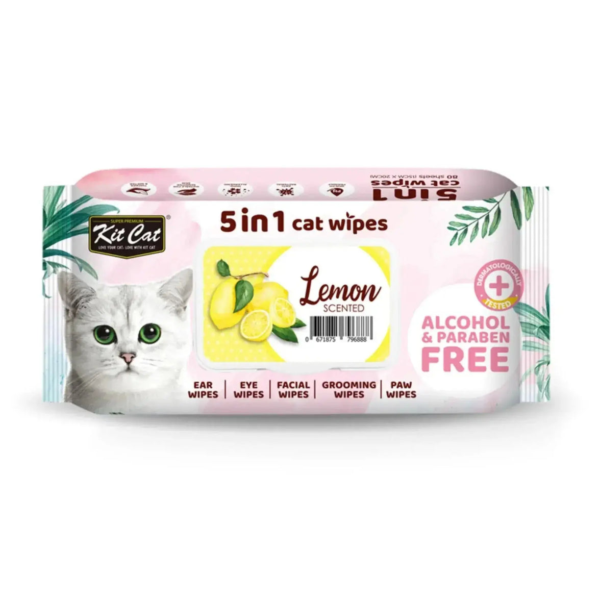 Kit Cat 5-in-1 Cat Wipes KIT CAT