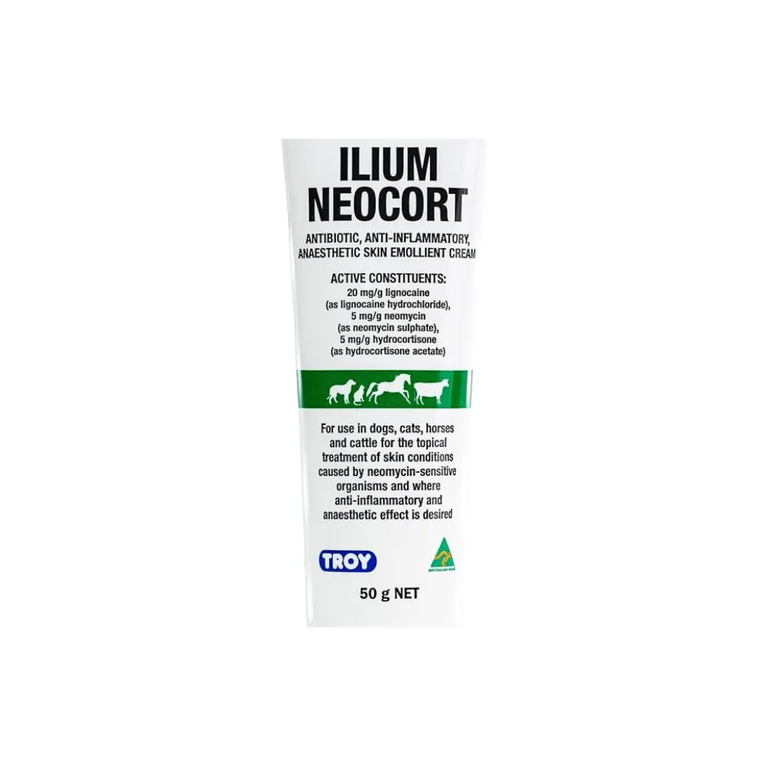 Ilium Neocort Skin Emollient Cream 50g Troy Laboratory