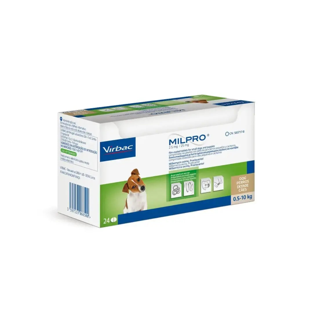 Virbac Milpro Puppy 2.5mg/25mg Virbac