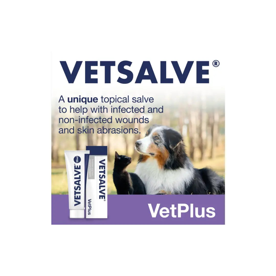 Vetsalve Wound Cream 20ml Vet Plus