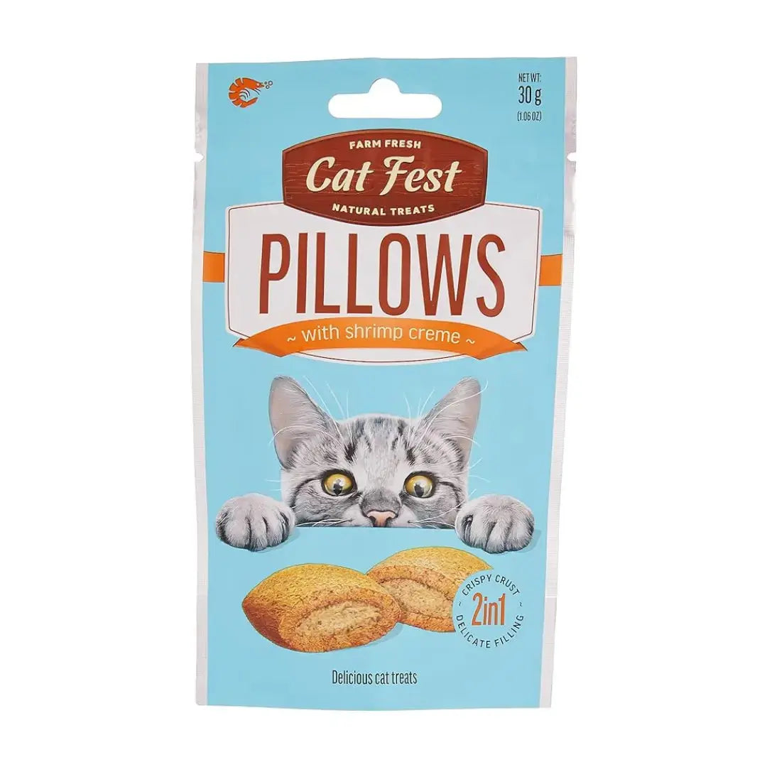 Cat Fest Pillows with Cream Cat Treat 30g Intervetclinic