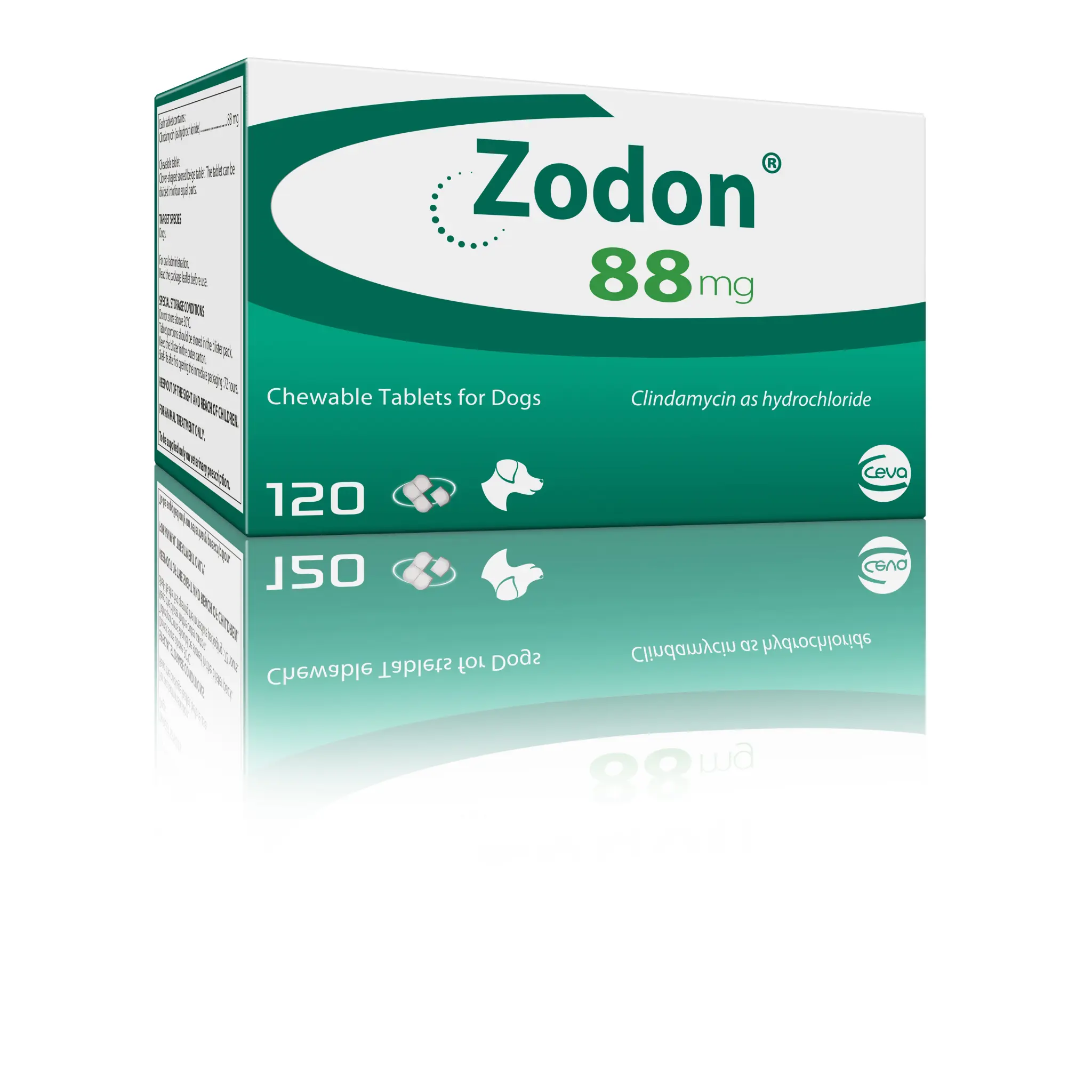 Zodon Chewable Tablets for Dogs 88 mg