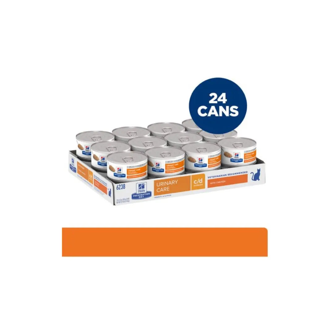 Hill's Prescription Diet c/d Multicare Urinary Wet Cat Food with Chicken 156g Hills