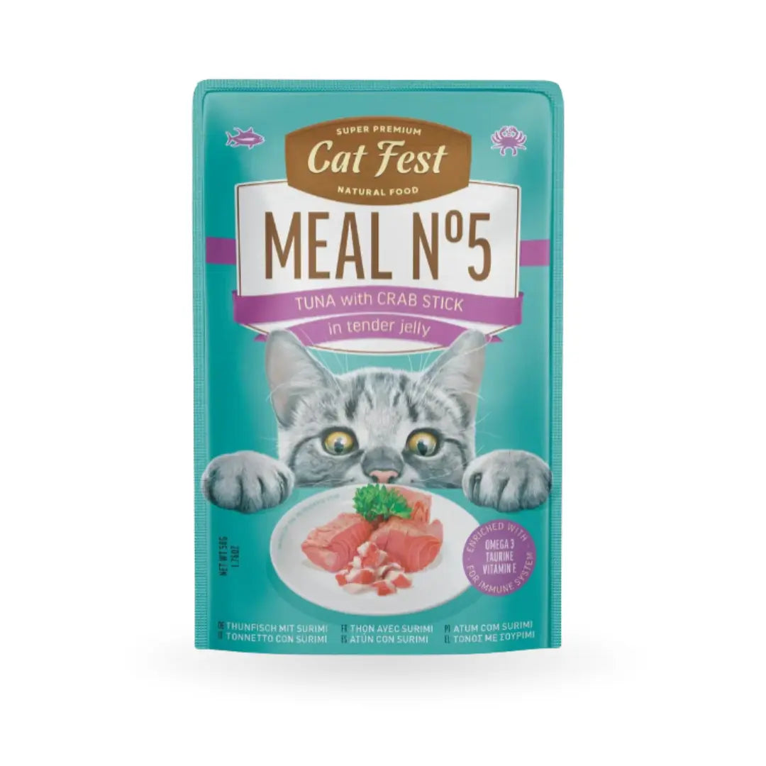 Cat Fest Meal Cat Food in Jelly 50g Cat Fest