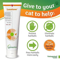 Vetoquinol Laxatone Maple Oral Hairball Gel for Cats 120g Vetoquinol