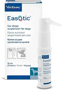 Virbac Easotic Suspension Ear Drops for Dogs 10Ml Virbac
