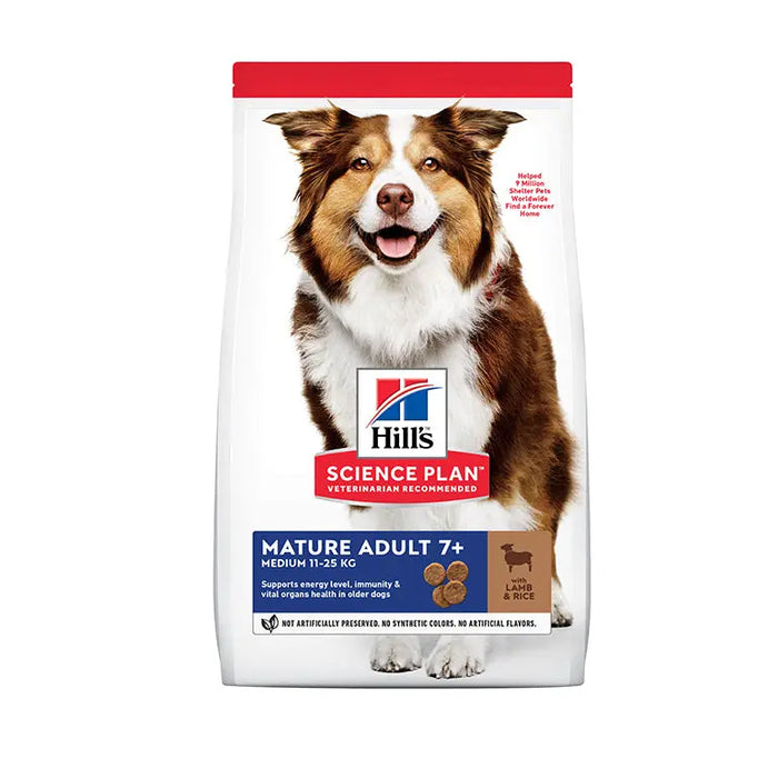 Hill’s Science Plan Medium Mature Adult 7+ Dog Food Hills