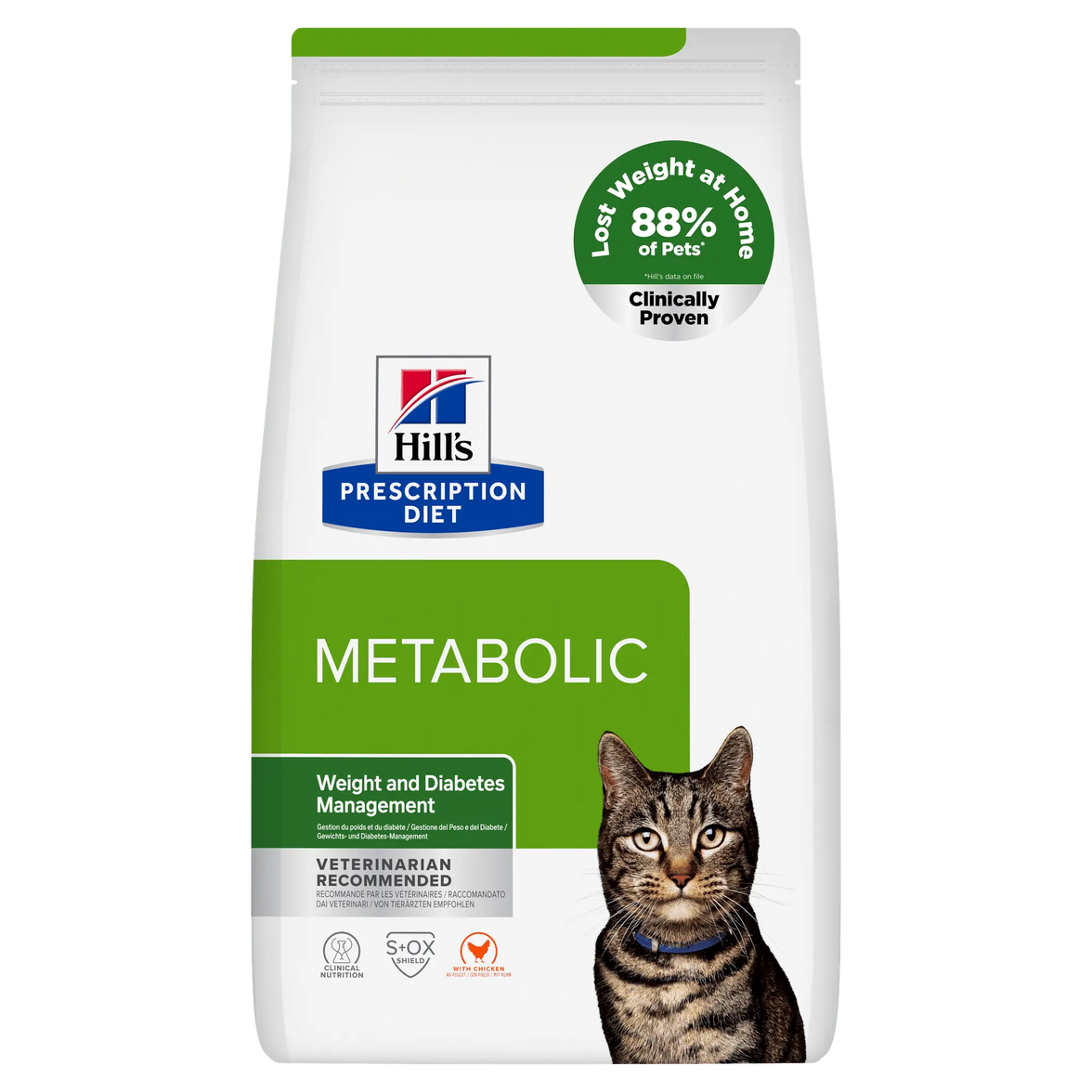 Hill's Metabolic Cat Food with Chicken Hills