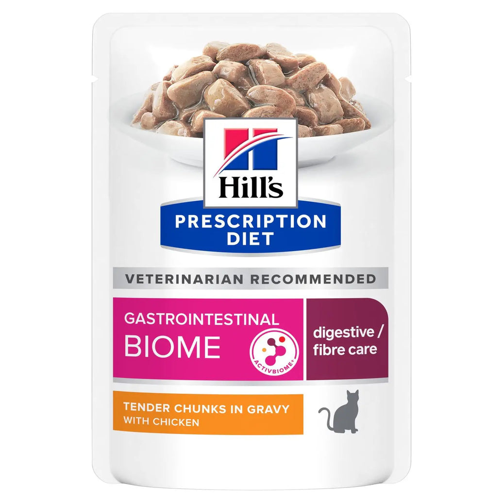 Hill’s Prescription Diet Gastrointestinal Biome Wet Cat food with Chicken Pouches