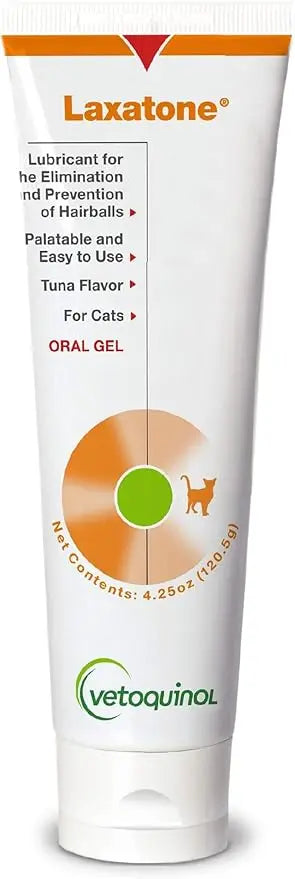 Vetoquinol Laxatone Maple Oral Hairball Gel for Cats 120g Vetoquinol