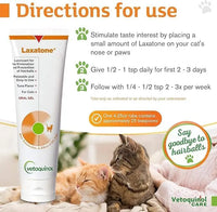 Vetoquinol Laxatone Maple Oral Hairball Gel for Cats 120g Vetoquinol