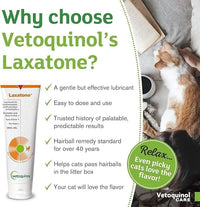 Vetoquinol Laxatone Maple Oral Hairball Gel for Cats 120g Vetoquinol