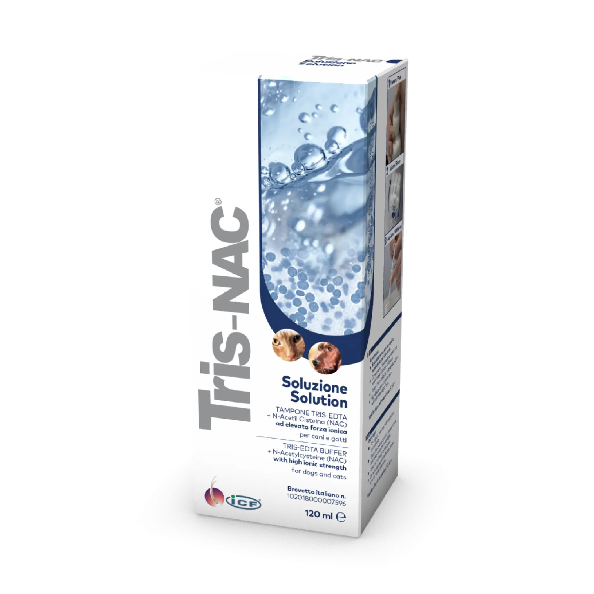 Tris-Nac Sterile Solution for Dogs and Cats 120 ml