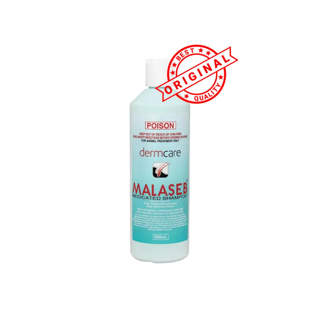 Dermcare Malaseb Medicated Pet Shampoo for Dogs & Cat 250ML Dermcare