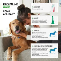 FRONTLINE FLEA & TICK SPOT ON COMBO FOR DOGS, 2 - 10 KG | 3 Doses Boehringer Ingelheim