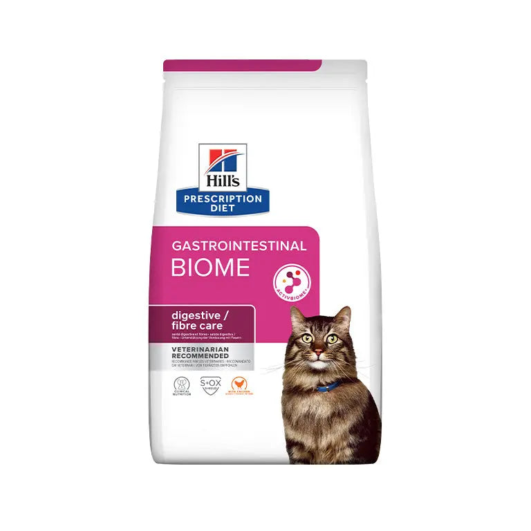 Hills Prescription Diet Gastrointestinal Biome Cat Food with Chicken Hills