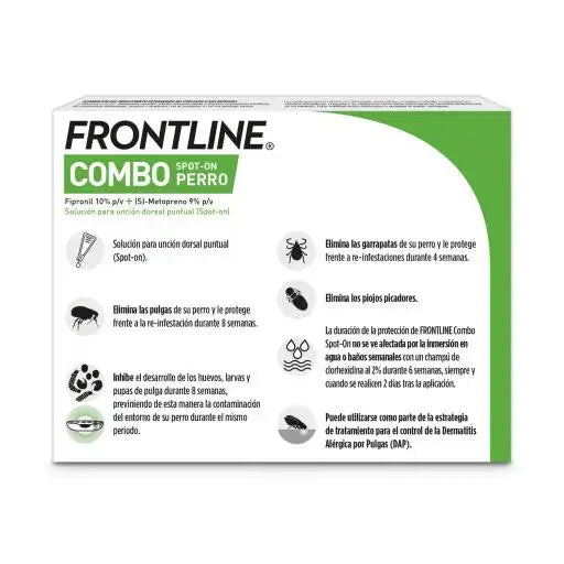 FRONTLINE FLEA & TICK SPOT ON COMBO FOR DOGS & HOME PROTECTION, 10 - 20 KG  | 3 Doses Boehringer Ingelheim