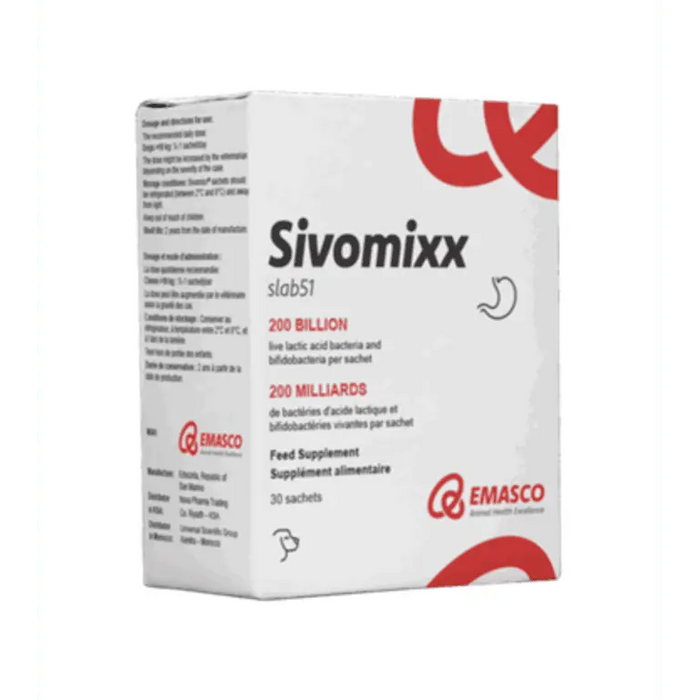SivoMixx 200 Billion CFU – 8-Strain Probiotic for Gut Health EMASCO