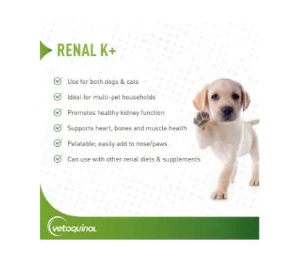 Vetoquinol Renal K+ 5oz Gel Vetoquinol