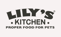 Lily's Kitchen logo for pet food on a white background