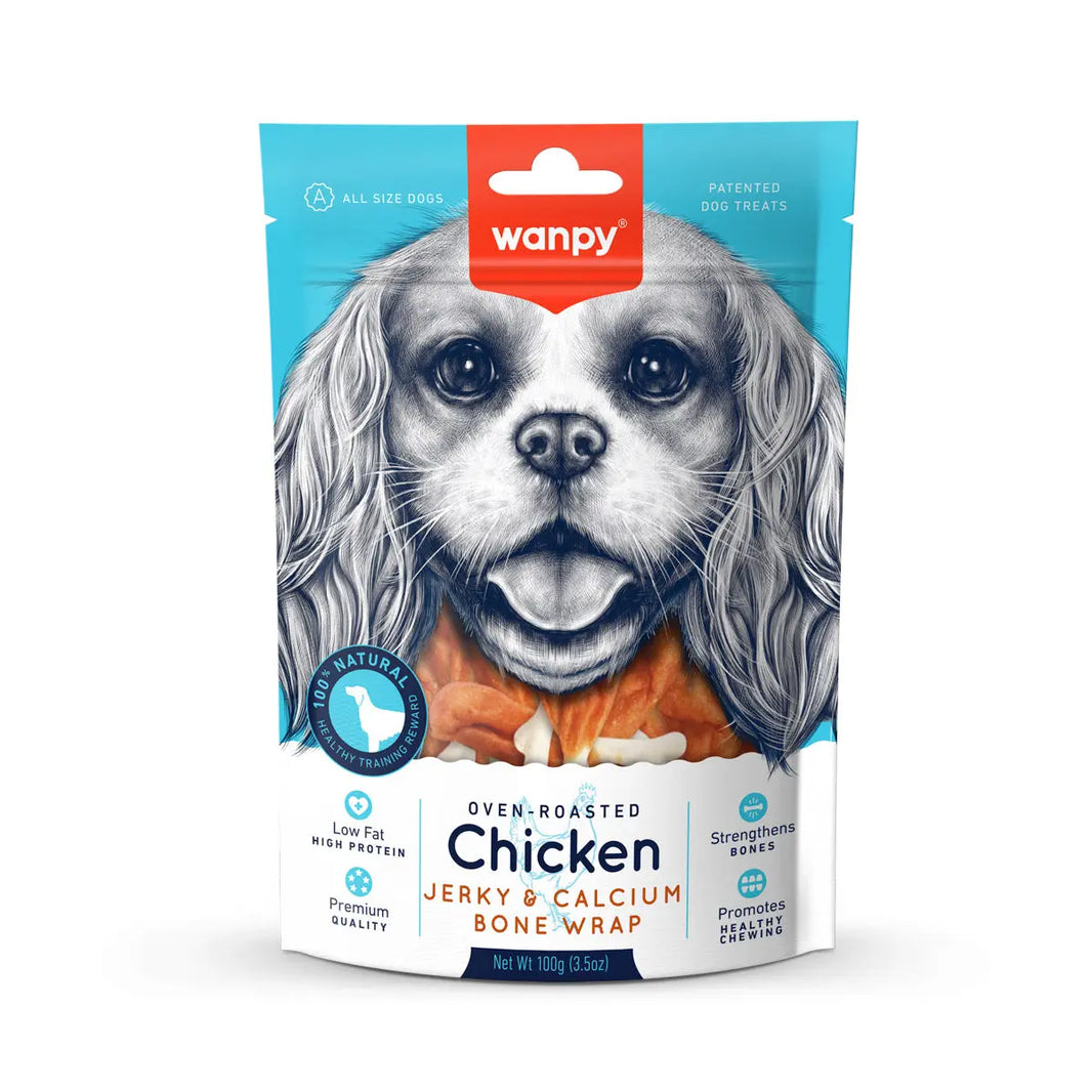 Wanpy Chicken Jerky and Calcium Bone
