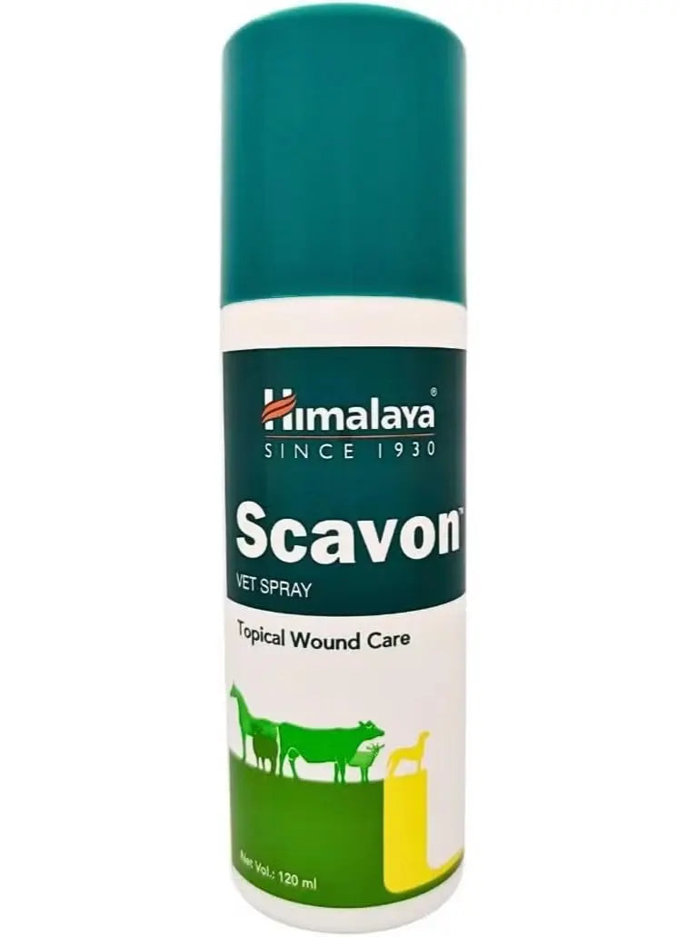 Himalaya Scavon Vet Spray Topical Wound Care 120ML Himalaya