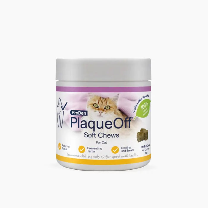 Plaqueoff Soft Chews For Cat 90g 120chews Sweden Care