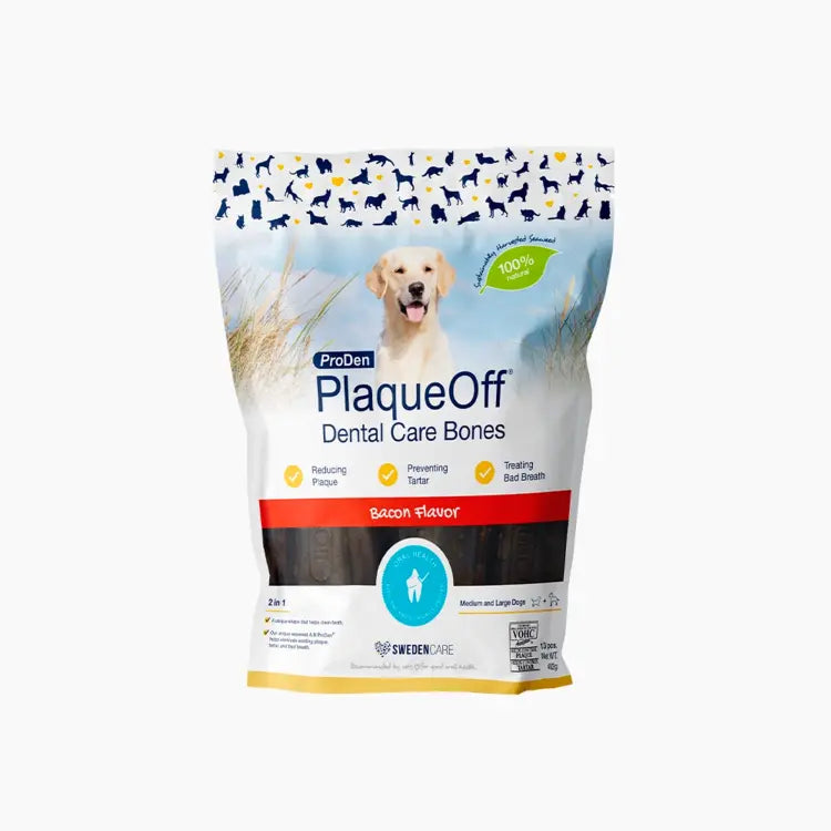 ProDen PlaqueOff Dental Care Bones 482G Sweden Care