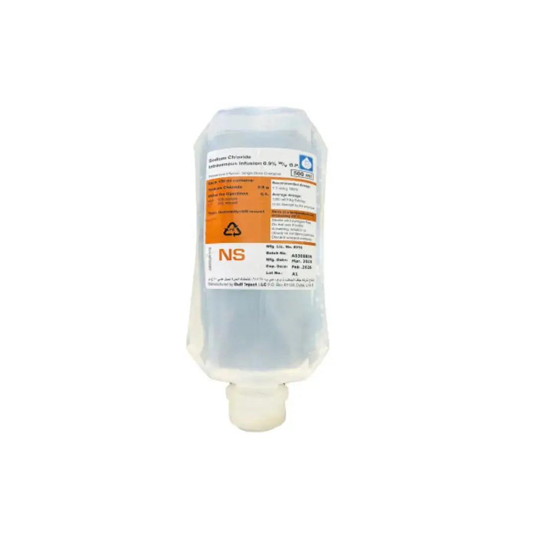 Dextrose 5% Normal Saline 500 ml Gulf Inject