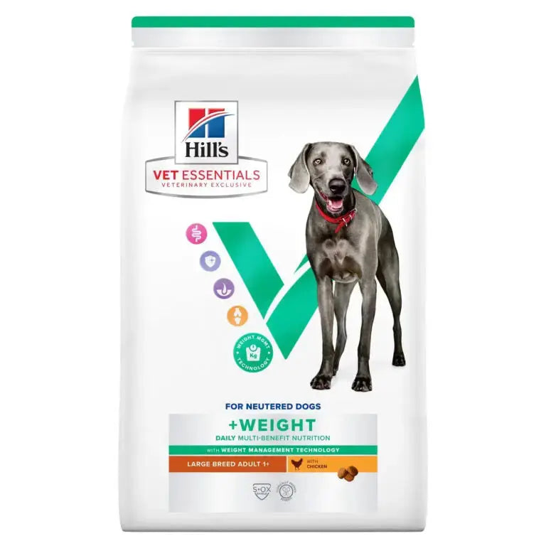 Hill's Vet Essentials Multi-Benefit + Weight Adult 1+Dry Dog Food with Chicken Hills